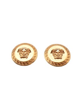 Versace Gold-tone metal Tribute Medusa stud earrings