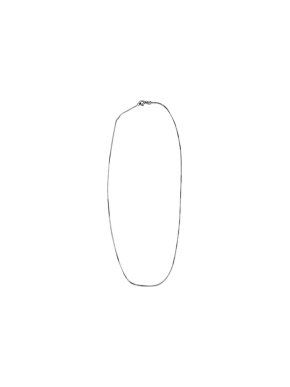 18ct white gold box chain necklacce