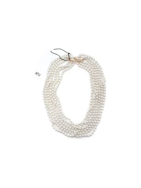 ATU Multi-Strand Faux Pearl Necklace
