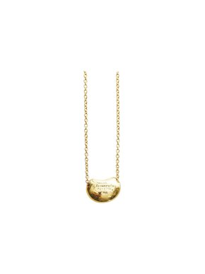 Tiffany & Co. 18ct yellow gold Bean pendant necklace