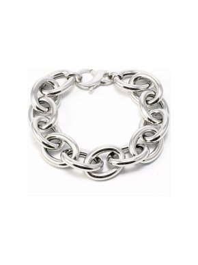 Idandi Sterling Silver Chunky Chain Link Bracelet
