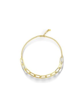 Salvatore Plata Gold Plated Chain Link Necklace