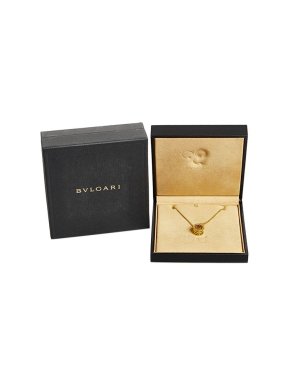 Bvlgari 18ct yellow gold B.zero pendant necklace