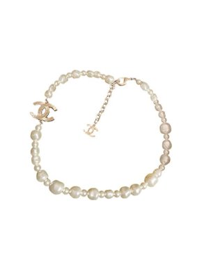 Chanel Faux Pearl Necklace