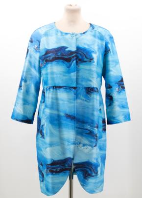 Vera Wang Wool Printed Coat 2