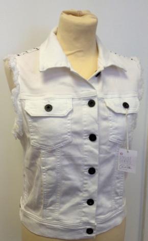 Adriano Goldschmied White Denim Vest 4