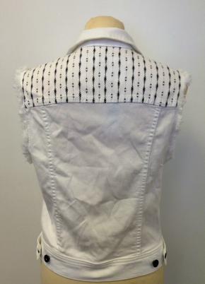 Adriano Goldschmied White Denim Vest 5