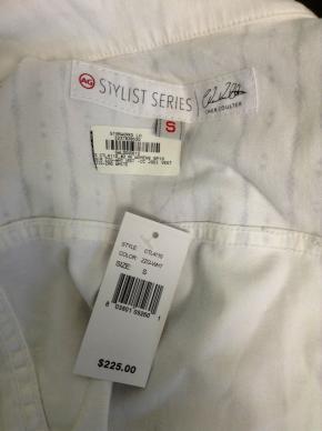 Adriano Goldschmied White Denim Vest 6