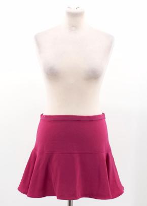 Joseph Pink Crepe Stretch Mini Skirt 6
