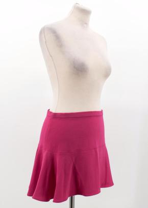 Joseph Pink Crepe Stretch Mini Skirt 7