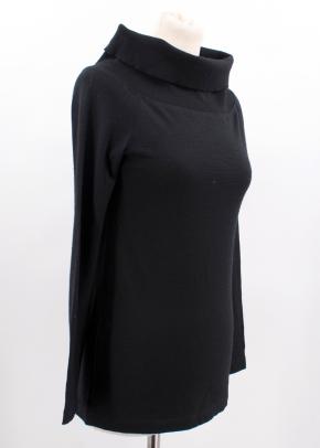 Nicholas Black Cotton Oversized Rollneck  Top 5