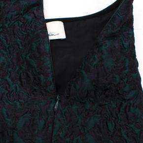 Phillip Lim Green and Navy Textured Skirt 7