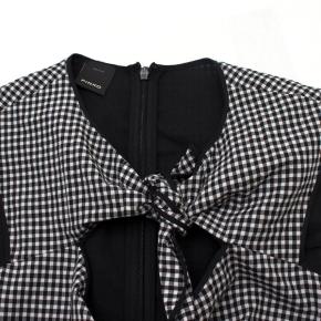 Pinko Gingham Sleeveless Tie-front Top 6