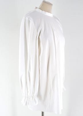Johnathan Cohen White Tie-back Long Sleeved Tunic 2