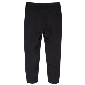 Haider Ackermann Black Silky Cropped Trousers 2
