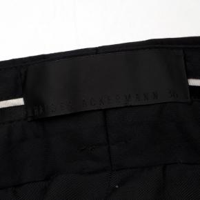 Haider Ackermann Black Silky Cropped Trousers 6