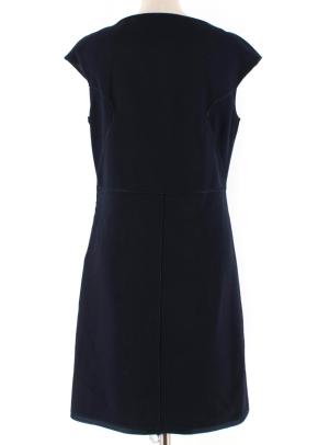 Bottega Veneta Navy Fitted Shift Dress 3