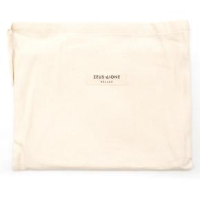 Zeus + Dione Leather & Canvas Clutch Bag 9