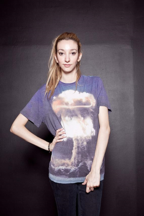 Christopher Kane Blue Atomic Bomb-Print T-shirt 8