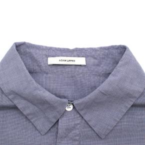 Adam Lippes Blue Houndstooth Check Shirt Dress 4