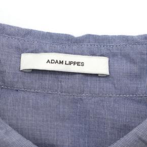 Adam Lippes Blue Houndstooth Check Shirt Dress 5