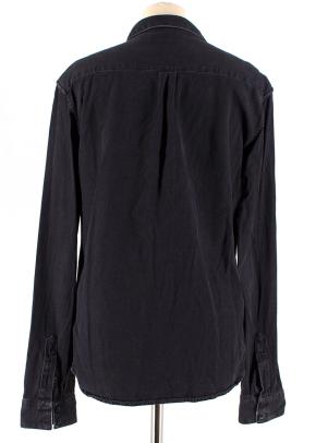 Pierre Balmain Charcoal Denim Shirt 3