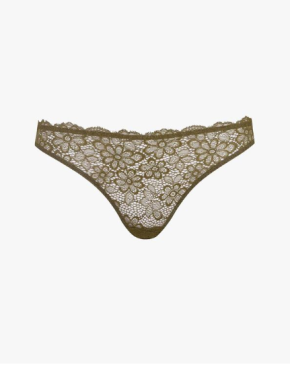 Les Girls Les Boys Khaki Daisy Lingerie Set 4