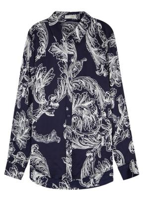 Stine Goya Maxwell Navy Blouse 2