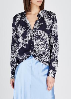 Stine Goya Maxwell Navy Blouse 4