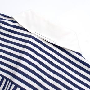 Monographie White & Blue Striped Cotton Shirt 10