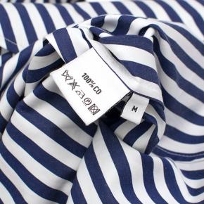 Monographie White & Blue Striped Cotton Shirt 9