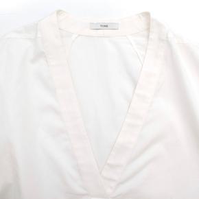 Tome White V-neck Long Sleeve Shirt 4