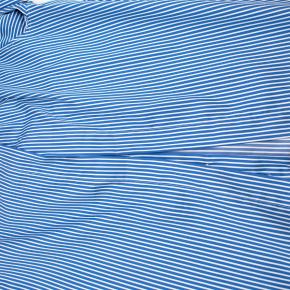 Tome Blue Pinstriped Long sleeve Top with Back Opening 3