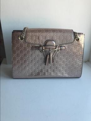 Gucci Guccissimo Emily Patent Leather Shoulder bag 3