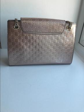 Gucci Guccissimo Emily Patent Leather Shoulder bag 4