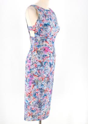 Erdem Floral Print Cut Out Midi Dress 2