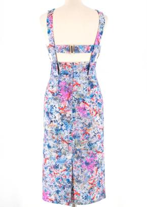 Erdem Floral Print Cut Out Midi Dress 3