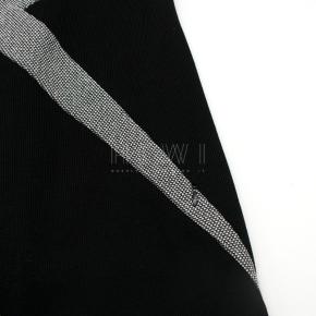 Chanel Black & SIlver Wool Blend Mini Dress 3