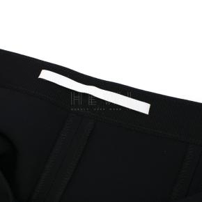 Rosetta Getty Black Jersey Pintuck Flared Trousers 4