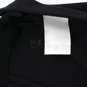 Rosetta Getty Black Jersey Pintuck Flared Trousers 5