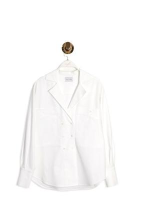 Piece of White Taylor Blouse 2