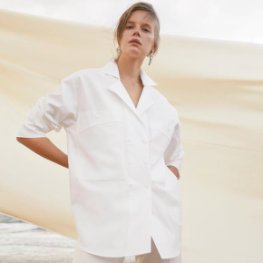 Piece of White Taylor Blouse 3