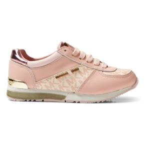Michael Kors Pink Zia Allie Wrap Lace Up Trainers 4