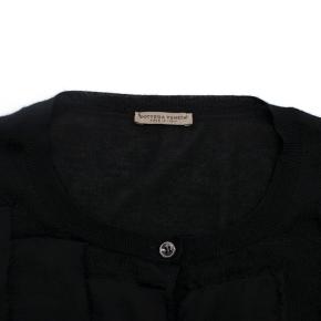 Bottega Veneta Black Cashmere Lace Trim Cardigan 4