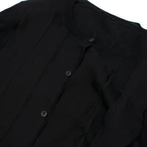 Bottega Veneta Black Cashmere Lace Trim Cardigan 6