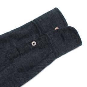 Chinti and Parker Blue Denim Flannel Organic Cotton Shirt 8