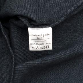 Chinti and Parker Blue Denim Flannel Organic Cotton Shirt 9