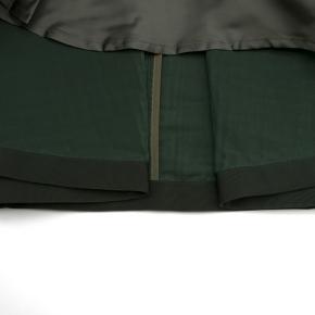 Sacai Luck Green Flared Pleated Skirt 9