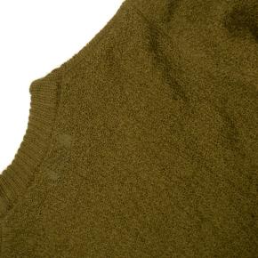 Prada Khaki Semi Sheer Mohair Blend Knit Top 2