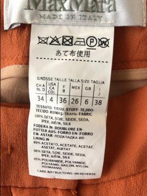 Max Mara Dolly Silk Georgette wide leg pants 6